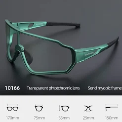Low Wind Resistance Photochromic Sunglasses