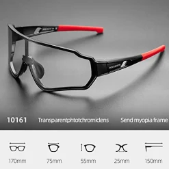 Low Wind Resistance Photochromic Sunglasses