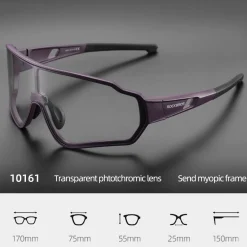 Low Wind Resistance Photochromic Sunglasses