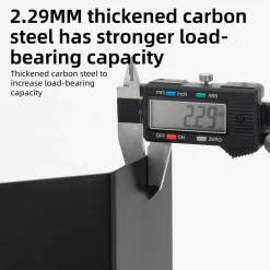 L-Shaped Carbon Steel Floor Rack for Multi-Bike Storage