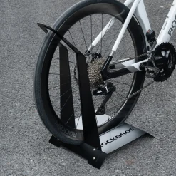 L-Shaped Carbon Steel Floor Rack for Multi-Bike Storage