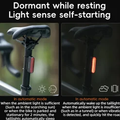 Magnetic Tail Light Brake Sense USB-C