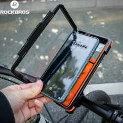 Magnetic Waterproof Bike Phone Holder Shock-Absorbing For 4.7–6.9‘’