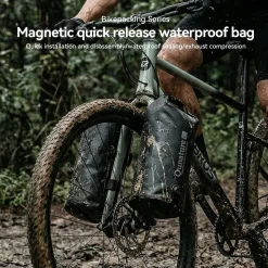 Magnetic 100% Waterproof Fork Bag Dry Bag 6L