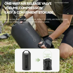 Magnetic 100% Waterproof Fork Bag Dry Bag 6L