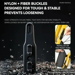 Magnetic 100% Waterproof Fork Bag Dry Bag 6L