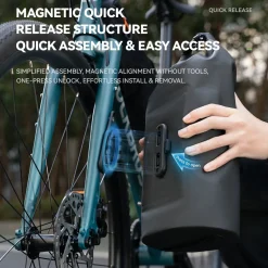 Magnetic 100% Waterproof Fork Bag Dry Bag 6L