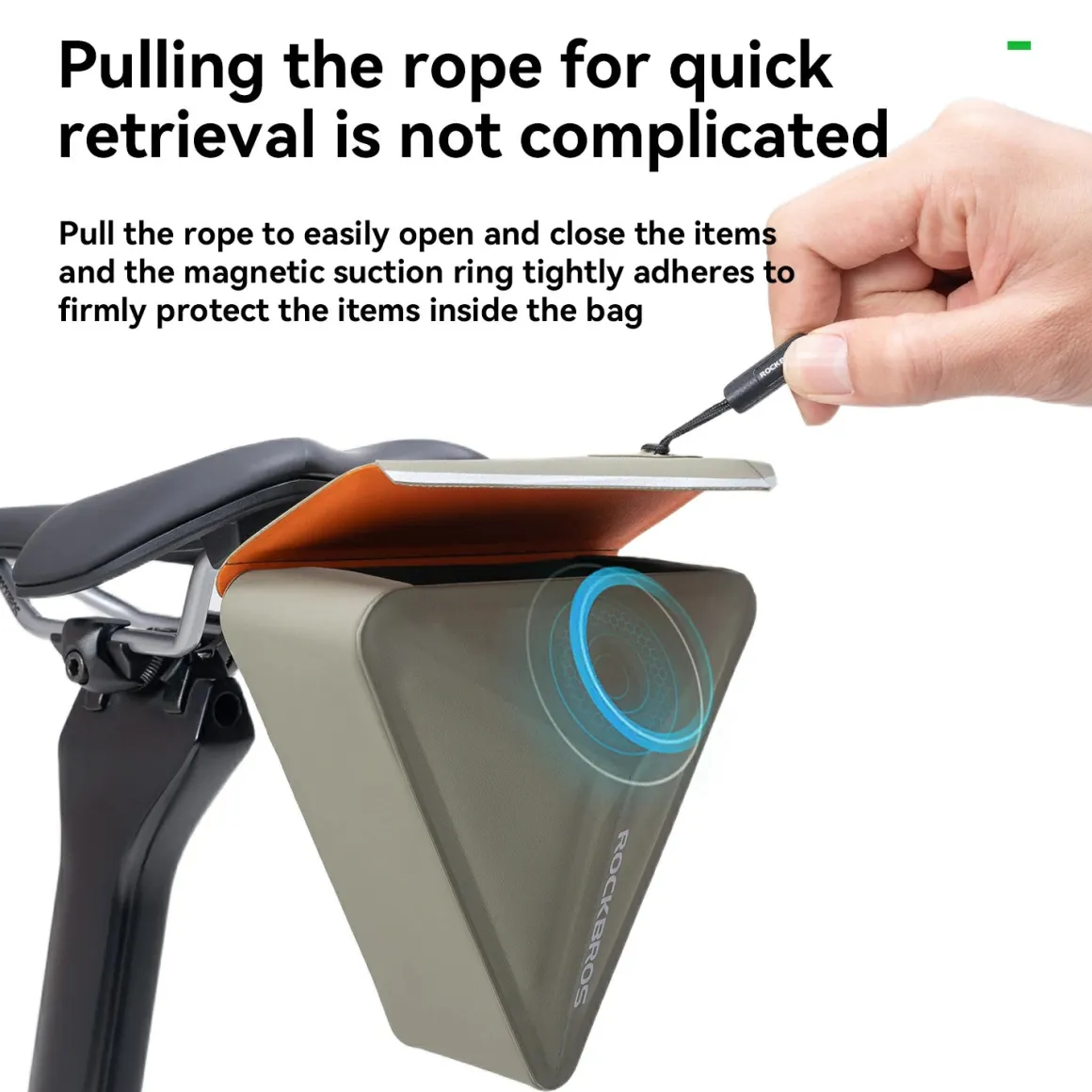 Magnetic Waterproof Tail Bag 0.6L-SaddleMate