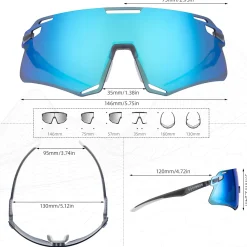 Men's Anti-Blue Light MTB Cycling Sunglasses