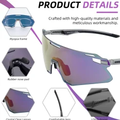 Men's Anti-Blue Light MTB Cycling Sunglasses