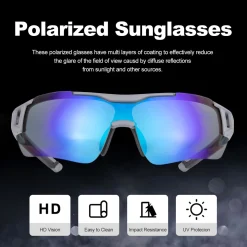 Men's Polarized Sunglasses for Road & Mountain Biking