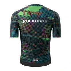 Men's Short Sleeve Cycling Jersey Reflective Quick-Dry Breathable