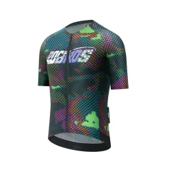 Men's Short Sleeve Cycling Jersey Reflective Quick-Dry Breathable