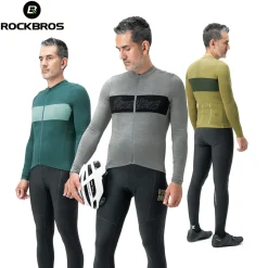 Men‘s Tencel Wool Cycling Jersey Breathable