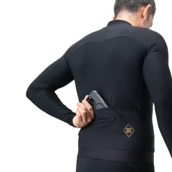 Men's Thermal Cycling Jersey for 43–64°F | Fleece Lined | Diamond