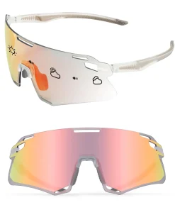 Men's TR90 Photochromic Cycling Sunglasses for MTB