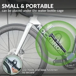 Mini Bike Pump with 8-in-1 Ratchet Tool 80 PSI