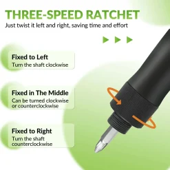 Mini Bike Pump with 8-in-1 Ratchet Tool 80 PSI