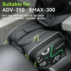 Motorcycle Tank Bag Helmet Bag 12L With Rain Cover