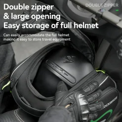 Motorcycle Tank Bag Helmet Bag 12L With Rain Cover
