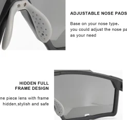 MTB Polarized Cycling Sunglasses with HD Lenses