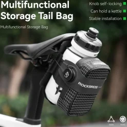 Multifunctional Cycling Storage Tail bag Saddle Bag Water Bottle Bag