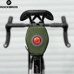 Multifunctional Cycling Tail Bag With Light