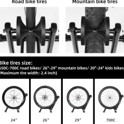 One-Second Foldable Push-In Bike Stand for 20