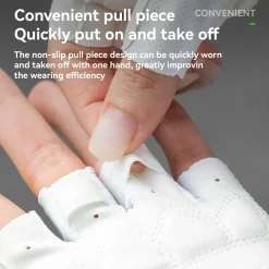 Petal pattern Women Half Finger Cycling Gloves