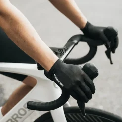 Plain Full-Finger Cycling Gloves
