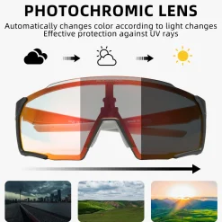 Polarised Full-Lens Sunglasses for Outdoor Sports