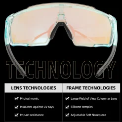 Polarised Full-Lens Sunglasses for Outdoor Sports