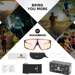 Polarised Full-Lens Sunglasses for Outdoor Sports