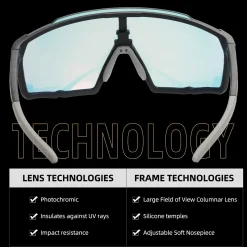 Polarised Full-Lens Sunglasses for Outdoor Sports