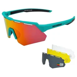 Polarized Cycling Glasses with 4 Interchangeable Lenses