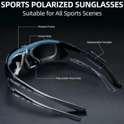 Polarized Sports Sunglasses for Cycling