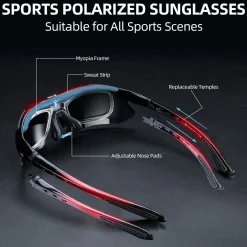 Polarized Sports Sunglasses for Cycling
