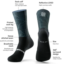 Professional Cycling Compression Socks Breathable