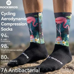 Professional Cycling Compression Socks Breathable
