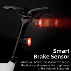 Q4 Tail Light Brake sensor USB with 7 Lighting Colors