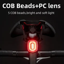 Q4 Tail Light Brake sensor USB with 7 Lighting Colors