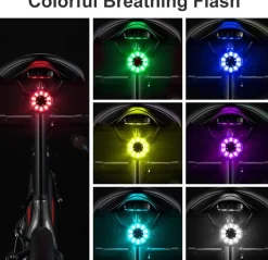 Q1 Tail Light USB with 7 Lighting Colors