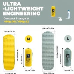 Qunature Air Cloud-Ultralight Sleeping Pad