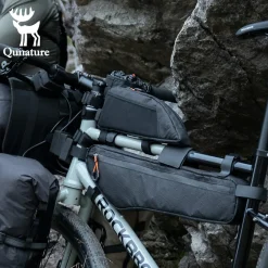 Qunature Bikepacking Frame Bag Top Tube Bag For Gravel Bike