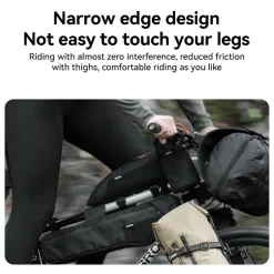 Qunature Bikepacking Frame Bag Top Tube Bag For Gravel Bike