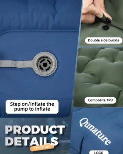 Qunature Camping Mattress Sleeping Pad for Outdoor Camping Ultra-light