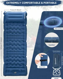 Qunature Camping Mattress Sleeping Pad for Outdoor Camping Ultra-light