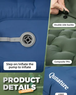 Qunature Camping Mattress Sleeping Pad for Outdoor Camping Ultra-light