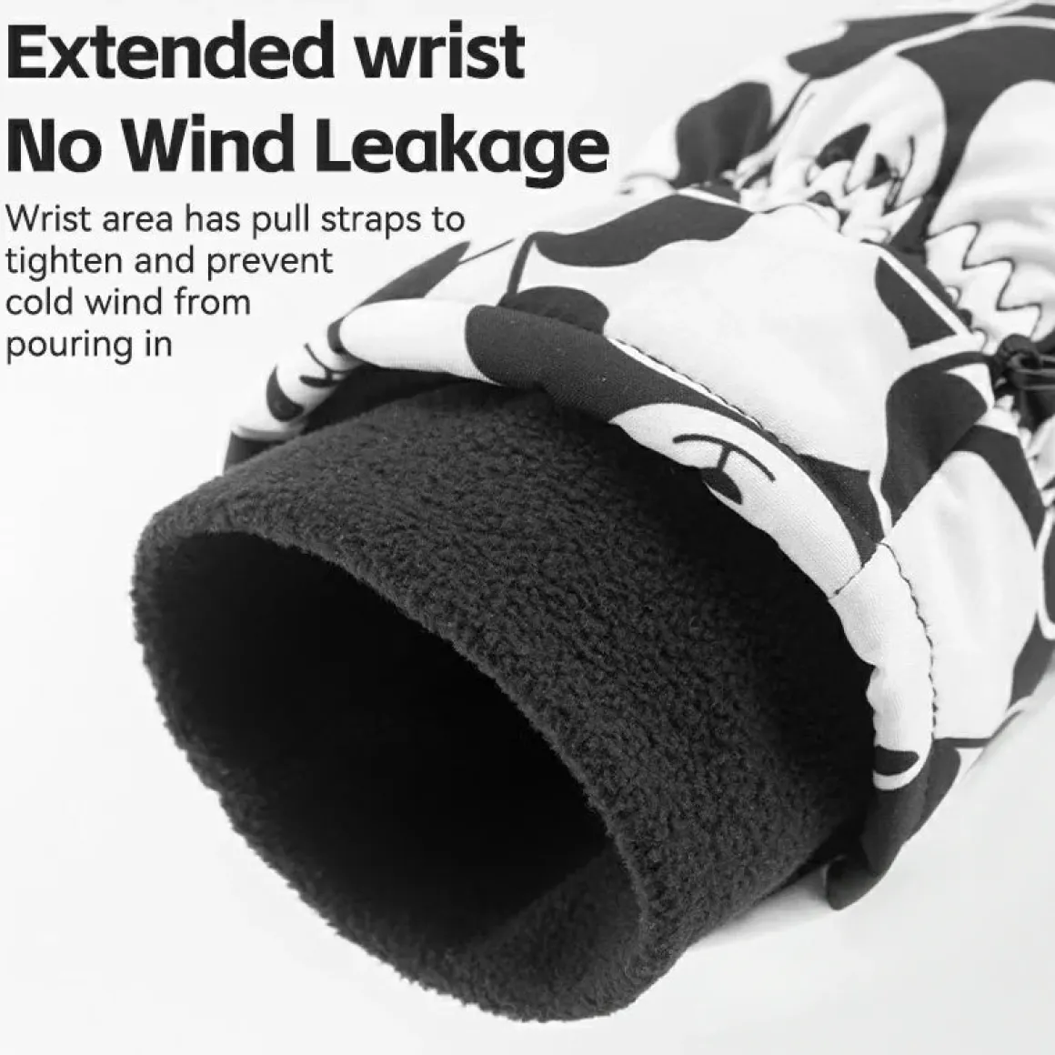 Qunature Children's Warm Ski Gloves Windproof Waterproof Insulated