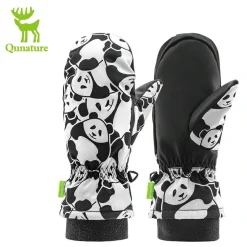 Qunature Children's Warm Ski Gloves Windproof Waterproof Insulated
